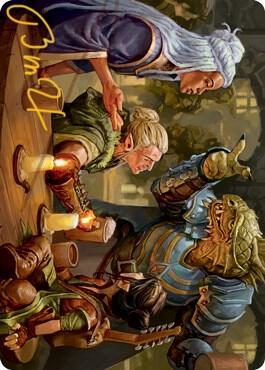 You Meet in a Tavern Art Card (Gold-Stamped Signature) card image