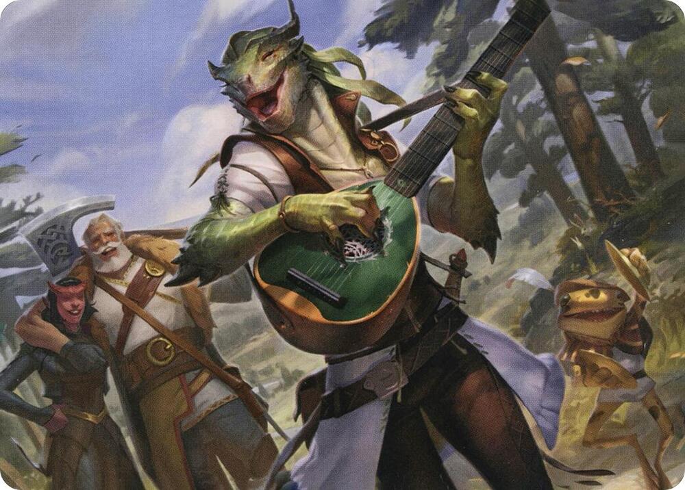 Wandering Troubadour Art Card card image