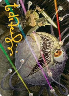 Hive of the Eye Tyrant Art Card (Gold-Stamped Signature) card image