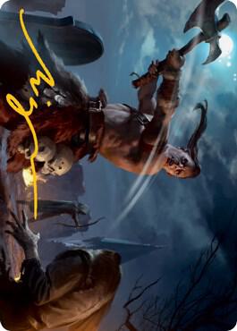 Critical Hit Art Card (Gold-Stamped Signature) card image