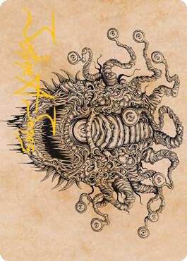 Baleful Beholder (Showcase) Art Card (Gold-Stamped Signature) card image