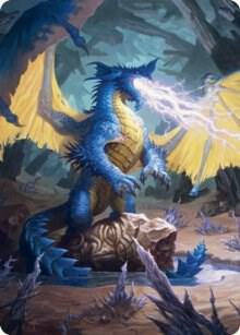 Blue Dragon Art Card card image