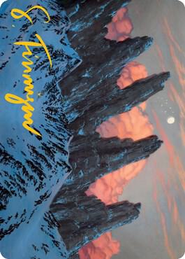 Mountain (59/81) Art Card (Gold-Stamped Signature) card image