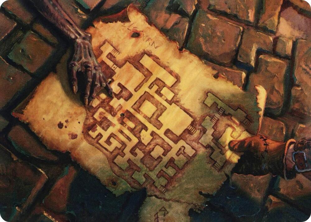 Dungeon Map Art Card card image