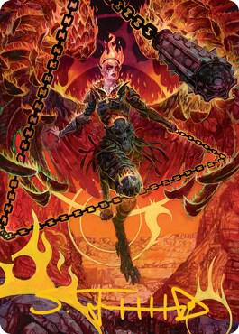 Zariel, Archduke of Avernus Art Card (Gold-Stamped Signature) card image