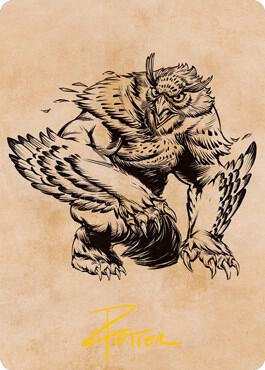 Owlbear (Showcase) Art Card (Gold-Stamped Signature) card image