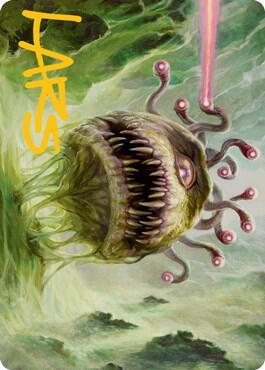 Beholder Art Card (Gold-Stamped Signature) card image