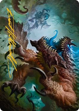 Basilisk Art Card (Gold-Stamped Signature) card image