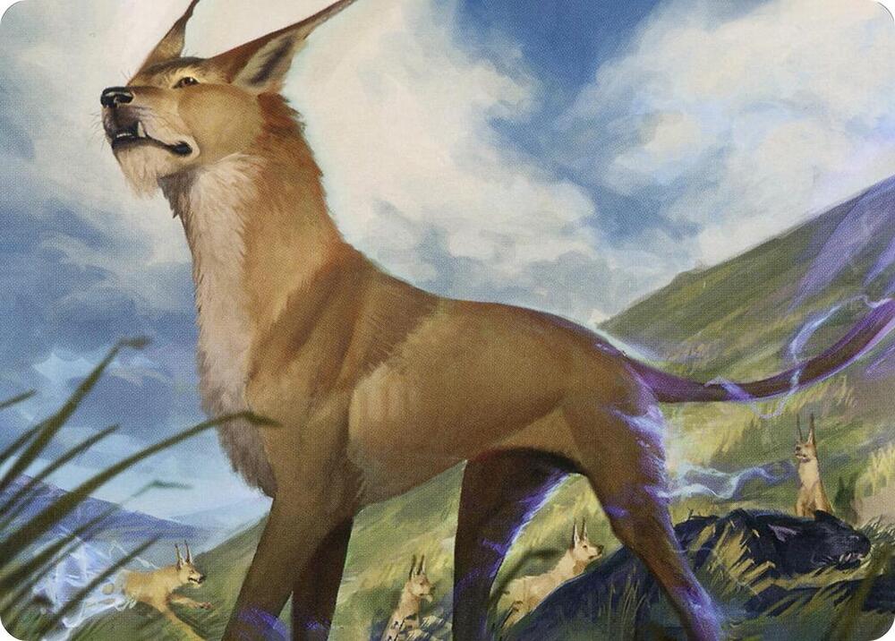 Blink Dog Art Card card image