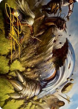 Bulette Art Card (Gold-Stamped Signature) card image