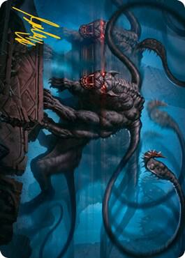 Displacer Beast Art Card (Gold-Stamped Signature) card image