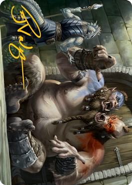 Ettin Art Card (Gold-Stamped Signature) card image