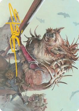 Gnoll Art Card (Gold-Stamped Signature) card image