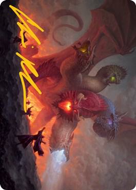 Tiamat Art Card (Gold-Stamped Signature) card image