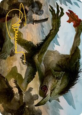 Troll Art Card (Gold-Stamped Signature) card image