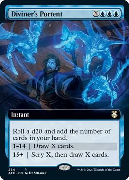 Diviner's Portent (Extended Art) card image