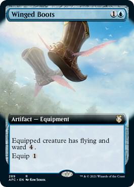 Winged Boots (Extended Art) card image