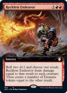 Reckless Endeavor (Extended Art) card image