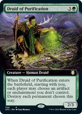 Druid of Purification (Extended Art) card image