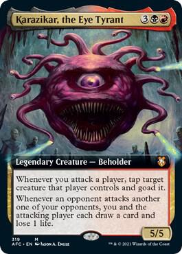 Karazikar, the Eye Tyrant (Extended Art) card image