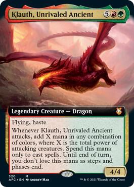 Klauth, Unrivaled Ancient (Extended Art) card image