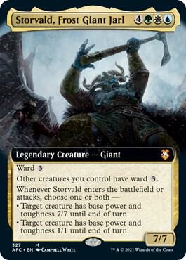 Storvald, Frost Giant Jarl (Extended Art) card image