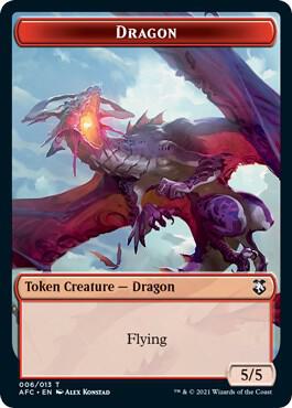 Dragon // Dragon Spirit Double-Sided Token card image