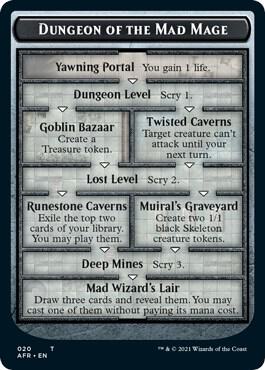 Dungeon of the Mad Mage // Lost Mine of Phandelver Double-Sided Token card image