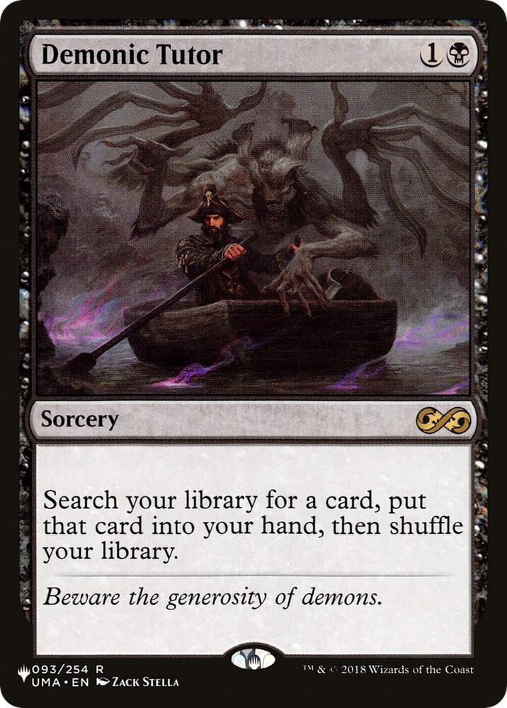 Demonic Tutor (UMA) card image