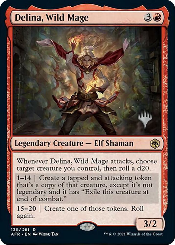 Delina, Wild Mage card image