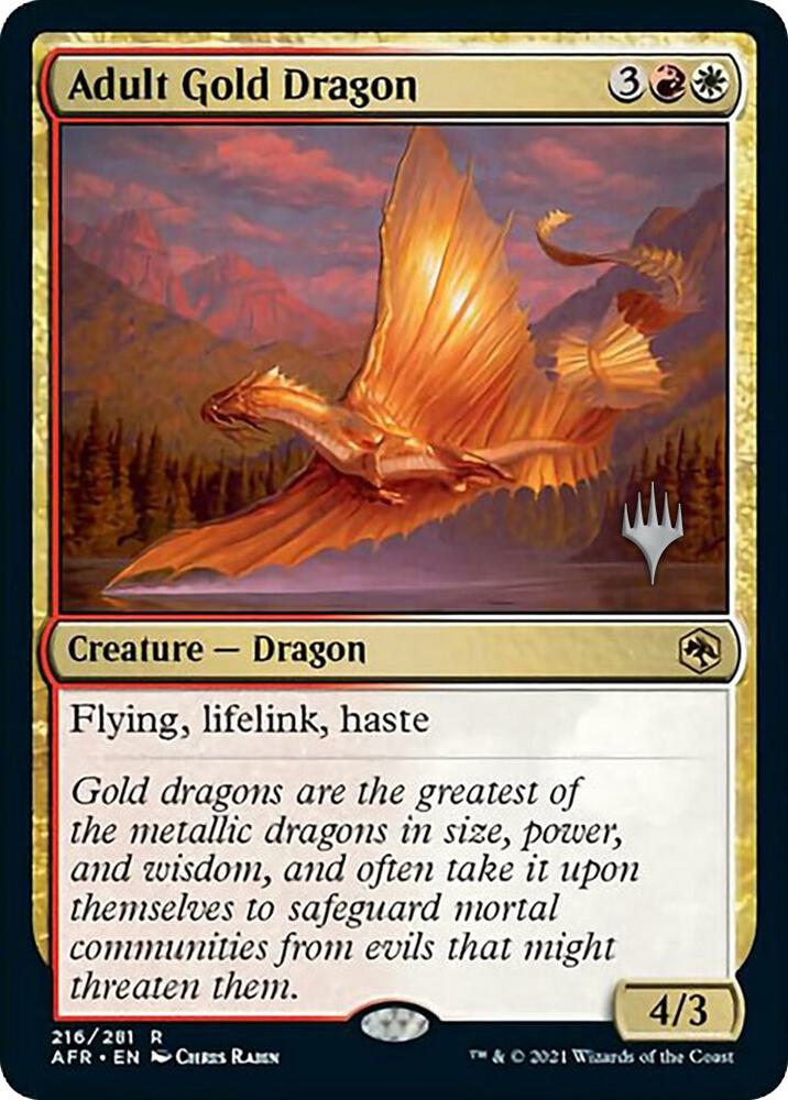 Adult Gold Dragon card image
