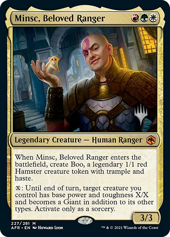Minsc, Beloved Ranger card image