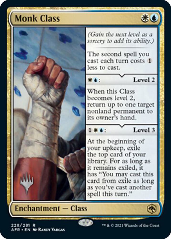 Monk Class card image