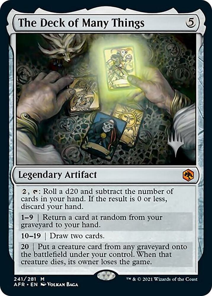 The Deck of Many Things card image