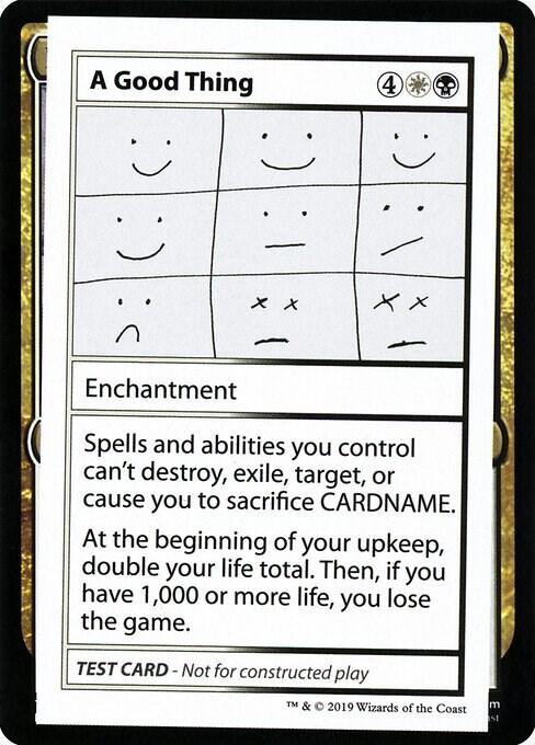 A Good Thing (No PW Symbol) card image