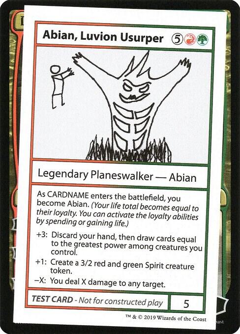 Abian, Luvion Usurper (No PW Symbol) card image