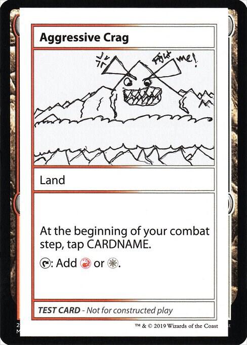 Aggressive Crag (No PW Symbol) card image