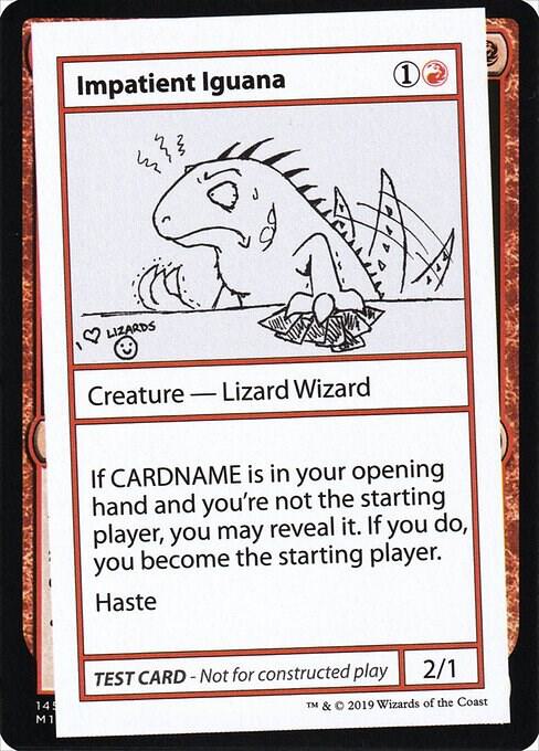 Impatient Iguana (No PW Symbol) card image