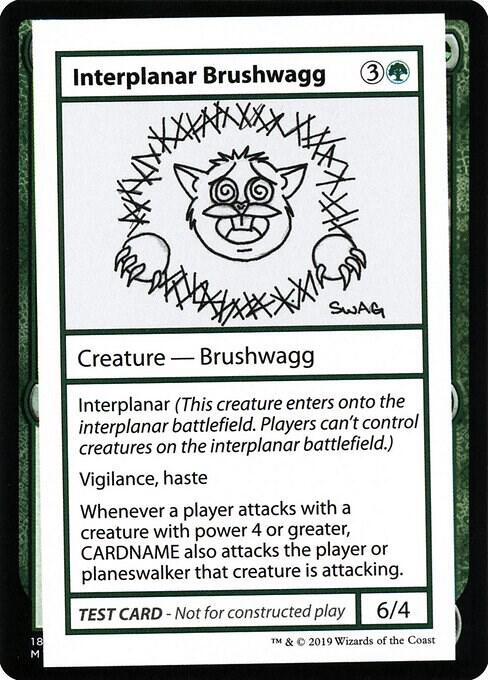 Interplanar Brushwagg (No PW Symbol) card image