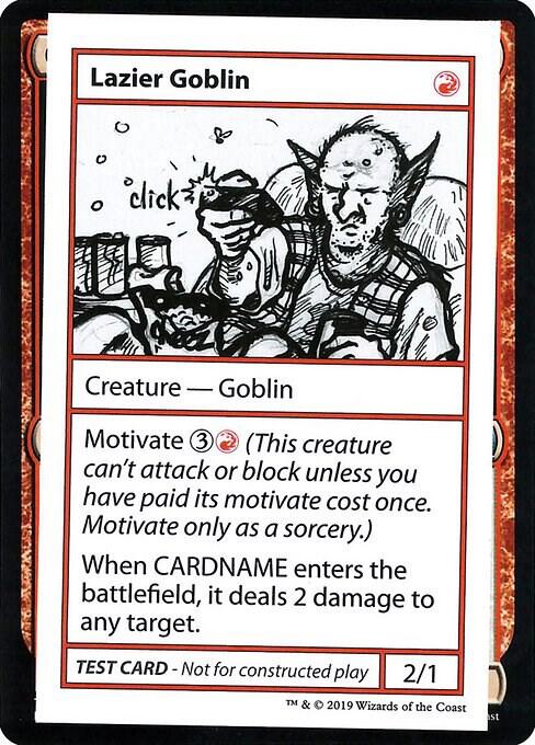 Lazier Goblin (No PW Symbol) card image