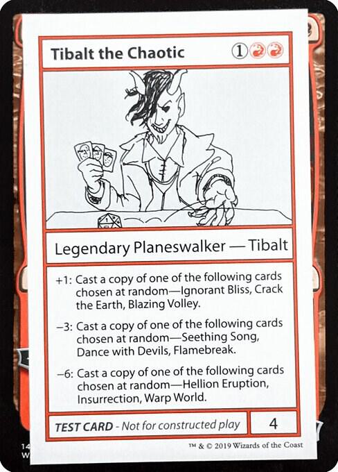 Tibalt the Chaotic (No PW Symbol) card image