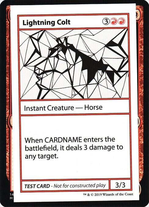 Lightning Colt (No PW Symbol) card image