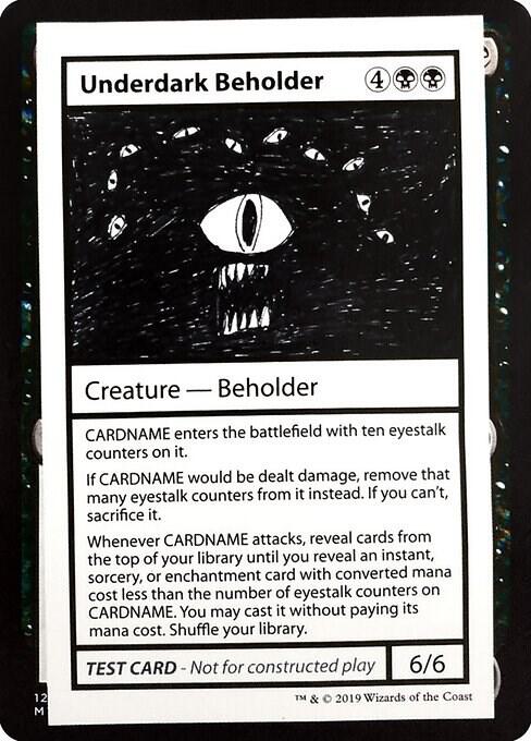 Underdark Beholder (No PW Symbol) card image