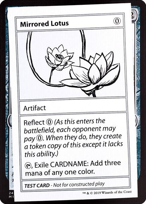 Mirrored Lotus (No PW Symbol) card image