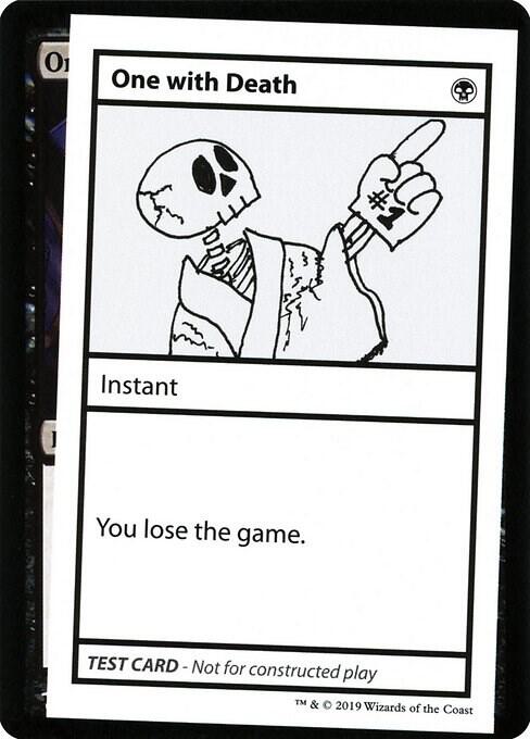 One With Death (No PW Symbol) card image