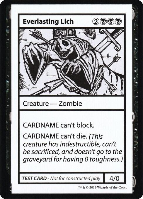 Everlasting Lich (No PW Symbol) card image