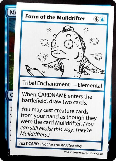 Form of the Mulldrifter (No PW Symbol) card image