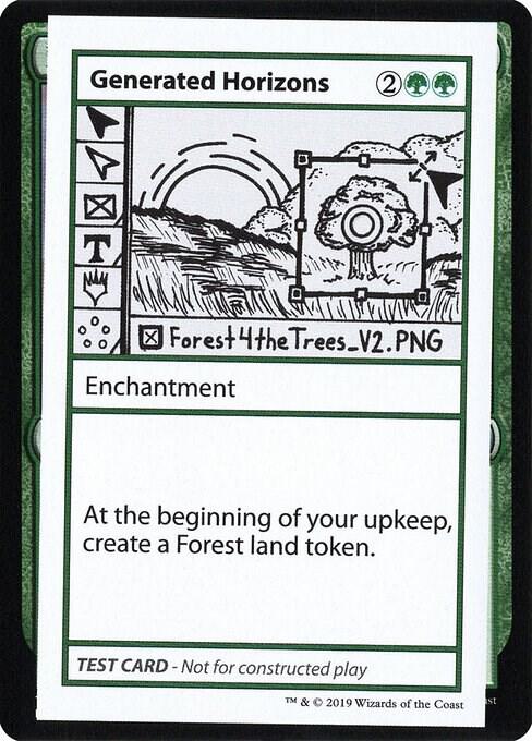 Generated Horizons (No PW Symbol) card image