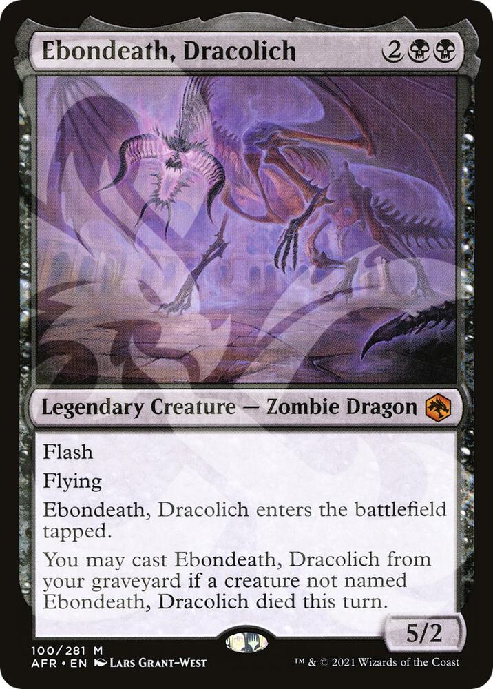 Ebondeath, Dracolich card image