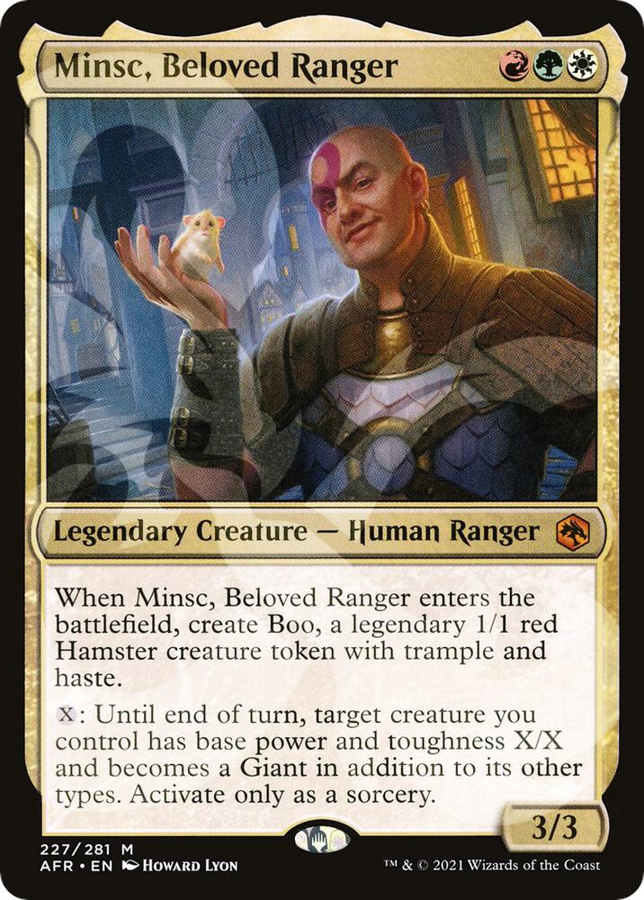 Minsc, Beloved Ranger card image